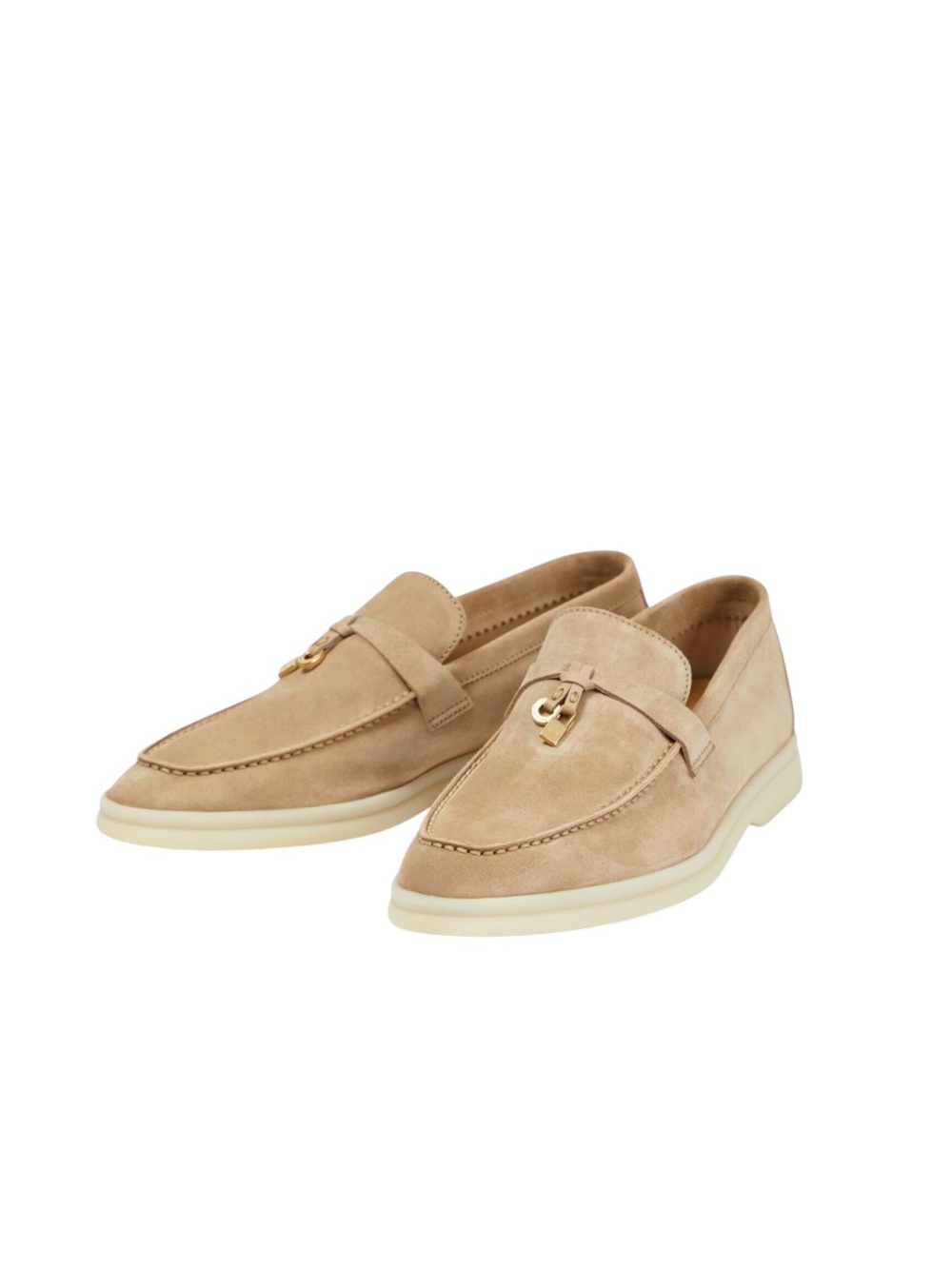 Loro Piana Summer Charms Walk suede loafers It38 - Picture 3 of 6